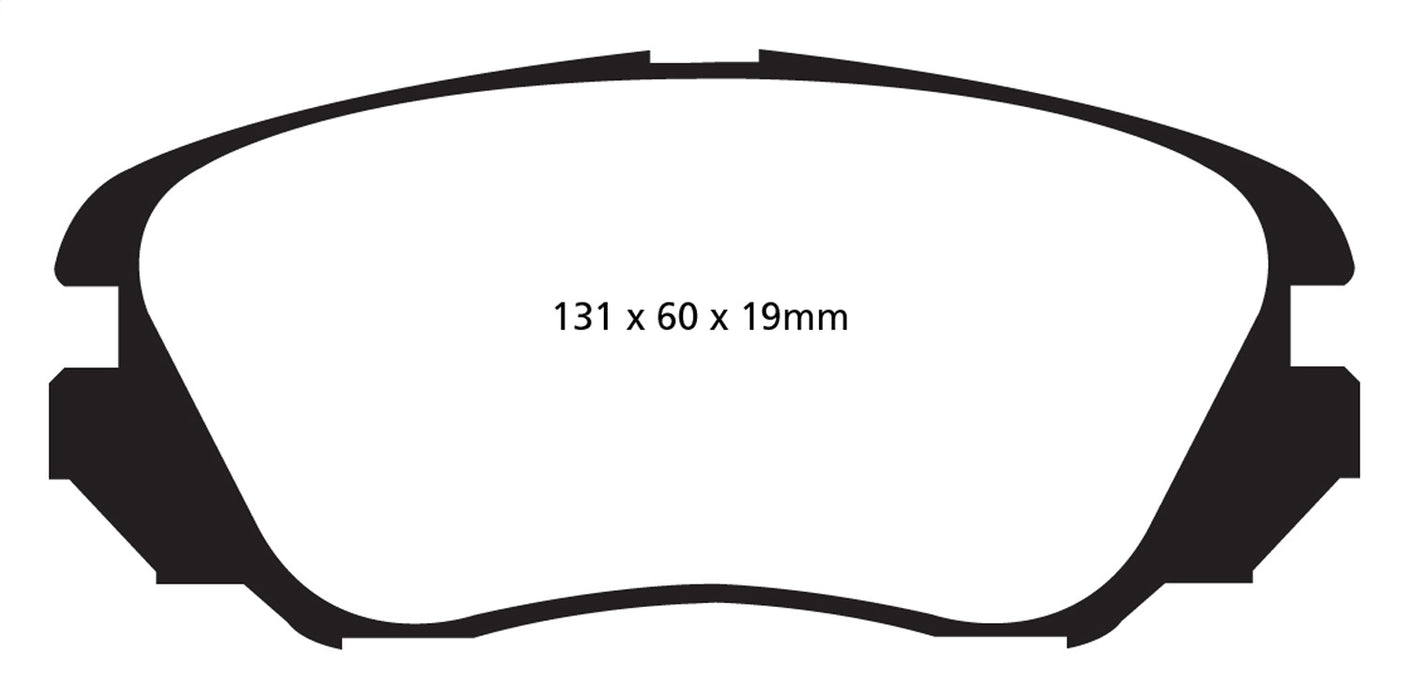 EBC Brakes DP62013 6000 Series Greenstuff Truck/SUV Brakes Disc Pads - Truck Part Superstore