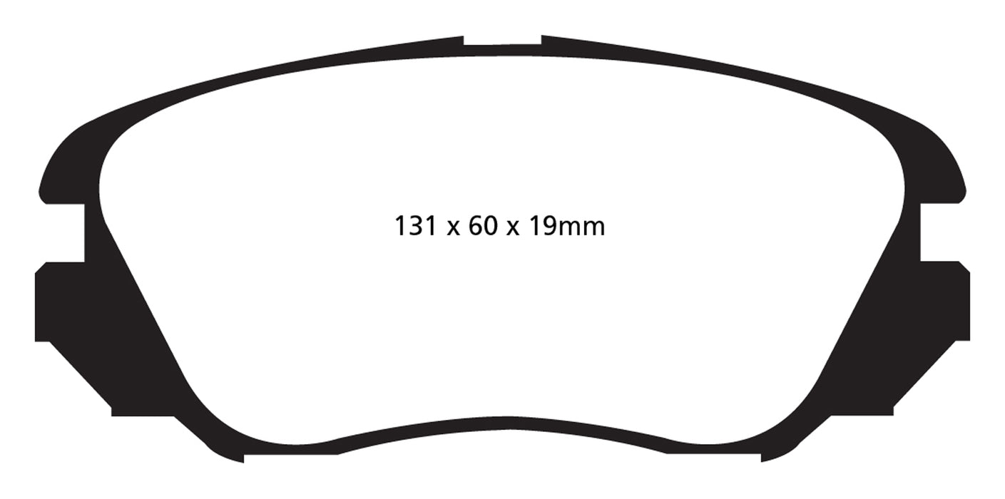 EBC Brakes DP62013 6000 Series Greenstuff Truck/SUV Brakes Disc Pads - Truck Part Superstore