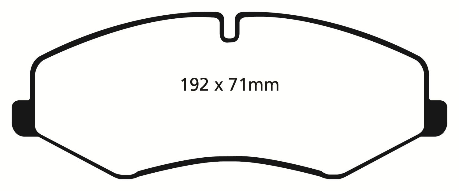 EBC Brakes DP62060 6000 Series Greenstuff Truck/SUV Brakes Disc Pads - Truck Part Superstore
