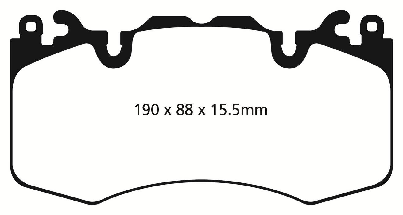 EBC Brakes DP62064 6000 Series Greenstuff Truck/SUV Brakes Disc Pads - Truck Part Superstore