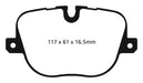 EBC Brakes DP62068 6000 Series Greenstuff Truck/SUV Brakes Disc Pads - Truck Part Superstore