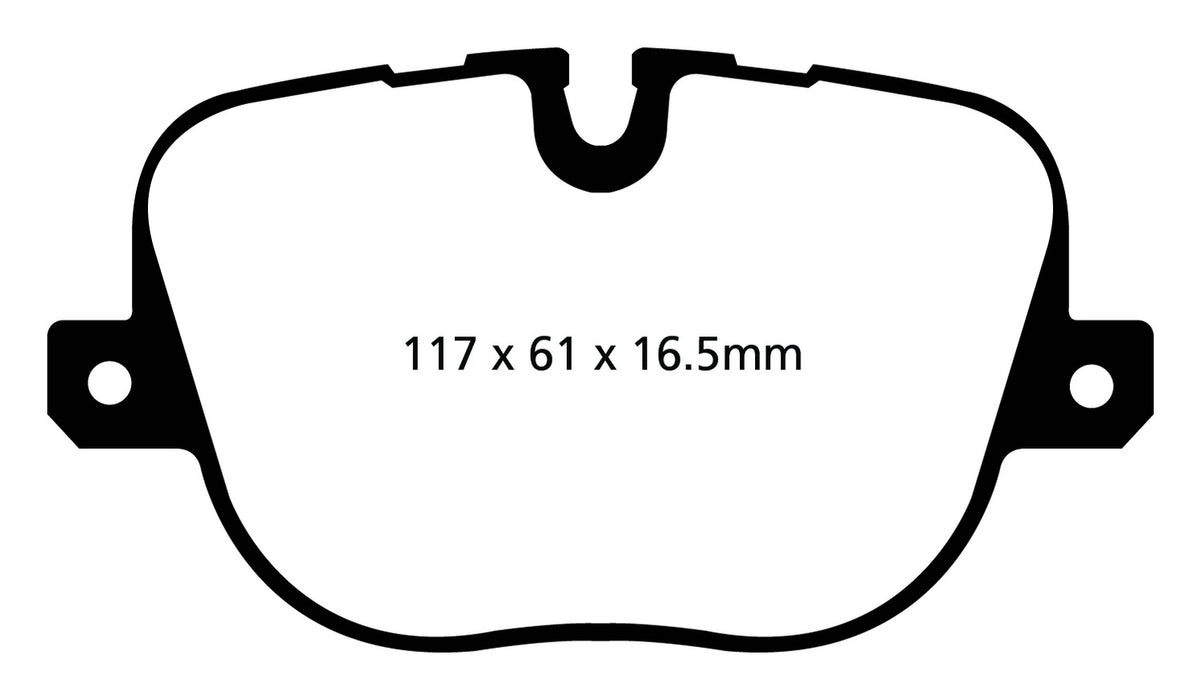 EBC Brakes DP62068 6000 Series Greenstuff Truck/SUV Brakes Disc Pads - Truck Part Superstore
