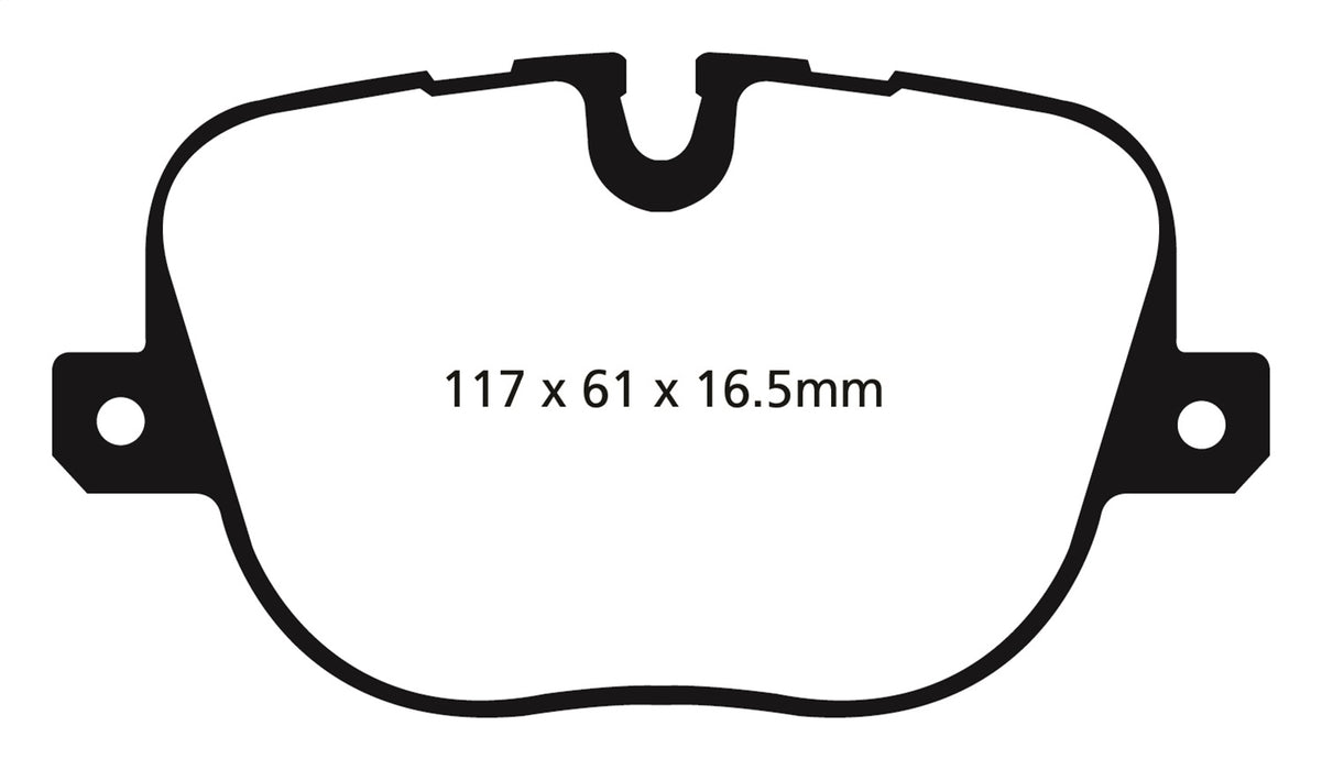 EBC Brakes DP62068 6000 Series Greenstuff Truck/SUV Brakes Disc Pads - Truck Part Superstore