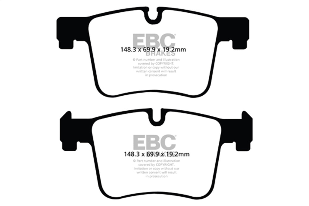 EBC Brakes DP62105 6000 Series Greenstuff Truck/SUV Brakes Disc Pads - Truck Part Superstore