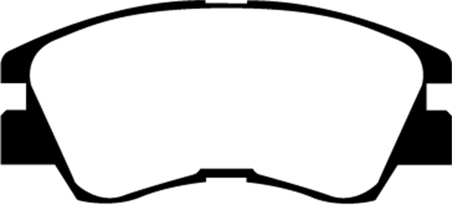 EBC Brakes DP6716 6000 Series Greenstuff Truck/SUV Brakes Disc Pads; FMSI Pad No. D349; - Truck Part Superstore