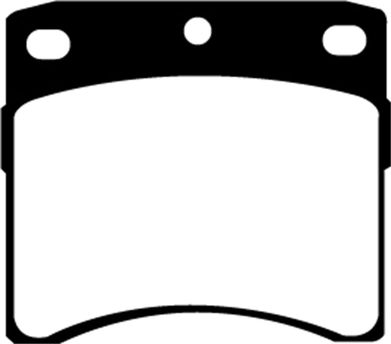 EBC Brakes DP6939 6000 Series Greenstuff Truck/SUV Brakes Disc Pads; FMSI Pad No. D581; - Truck Part Superstore
