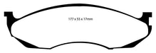 EBC Brakes DP71022 7000 Series Greenstuff Low Dust Truck/SUV Brake Pads - Truck Part Superstore