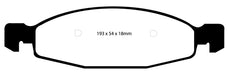 EBC Brakes DP71312 7000 Series Greenstuff Low Dust Truck/SUV Brake Pads - Truck Part Superstore