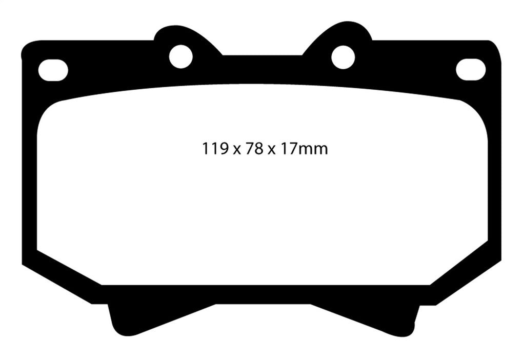 EBC Brakes DP71319 7000 Series Greenstuff Low Dust Truck/SUV Brake Pads - Truck Part Superstore