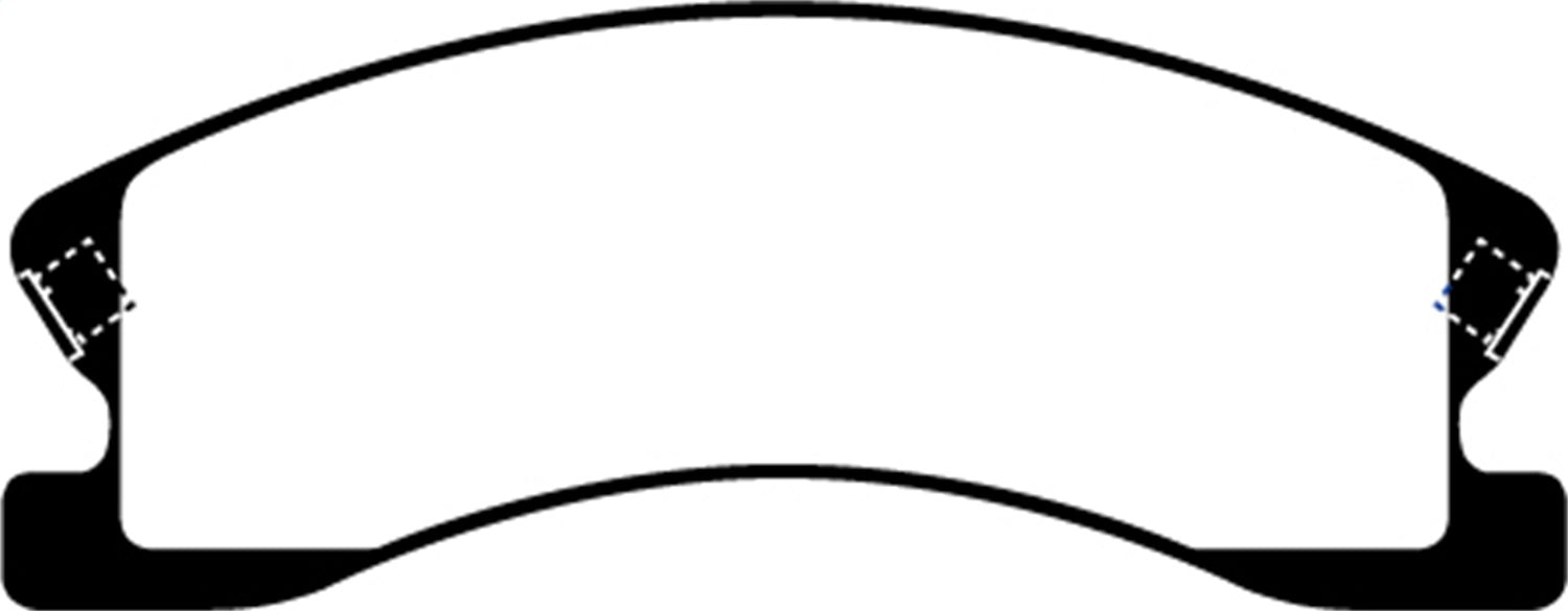 EBC Brakes DP71664 7000 Series Greenstuff Low Dust Truck/SUV Brake Pads - Truck Part Superstore