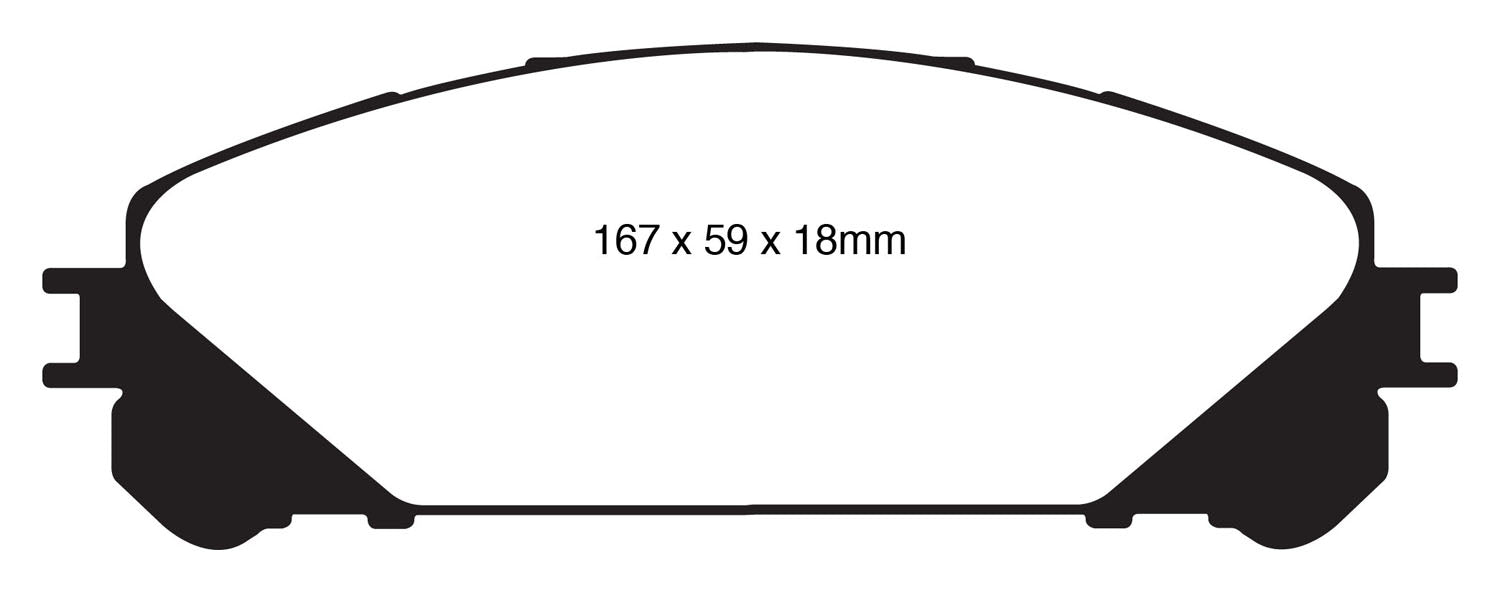 EBC Brakes DP71837 7000 Series Greenstuff Low Dust Truck/SUV Brake Pads - Truck Part Superstore