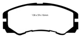 EBC Brakes DP7973 7000 Series Greenstuff Low Dust Truck/SUV Brake Pads - Truck Part Superstore