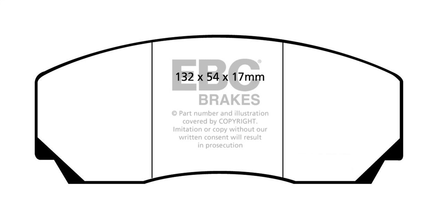 EBC Brakes DP9002 Orangestuff 9000 Series Race Brake Pads; - Truck Part Superstore