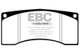 EBC Brakes DP9016 Orangestuff 9000 Series Race Brake Pads; FMSI Pad No. DR005; - Truck Part Superstore