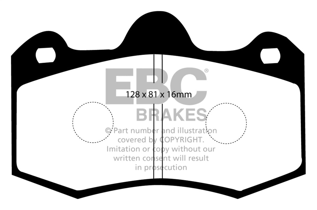 EBC Brakes DP9036 Orangestuff 9000 Series Race Brake Pads - Truck Part Superstore