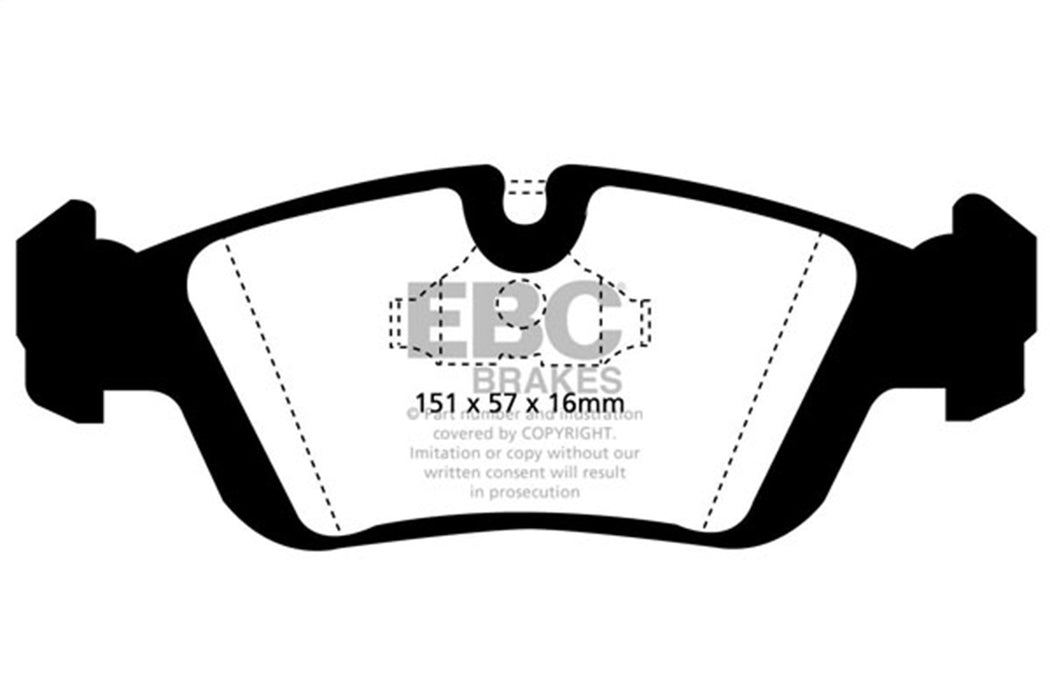 EBC Brakes DP5914NDX Bluestuff NDX Full Race Brake Pads - Truck Part Superstore