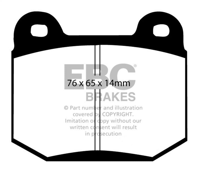 EBC Brakes DP91537 Orangestuff 9000 Series Race Brake Pads - Truck Part Superstore
