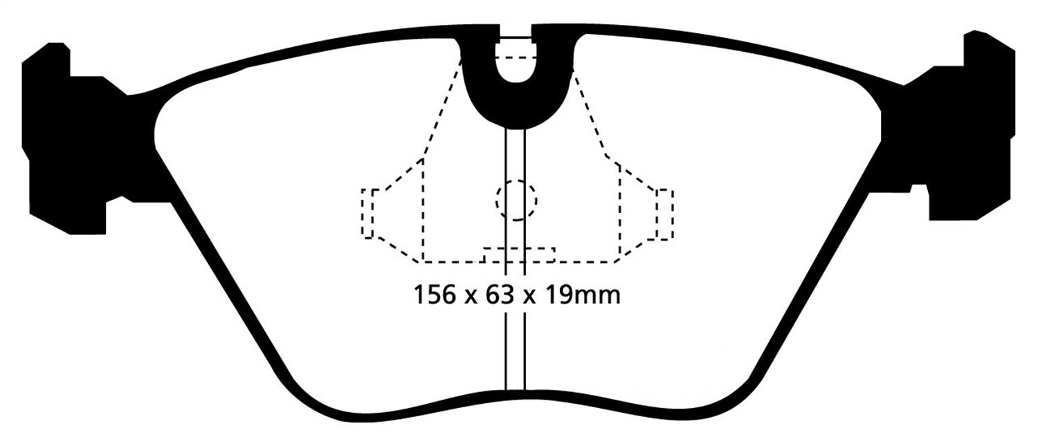 EBC Brakes DP9689 Orangestuff 9000 Series Race Brake Pads - Truck Part Superstore
