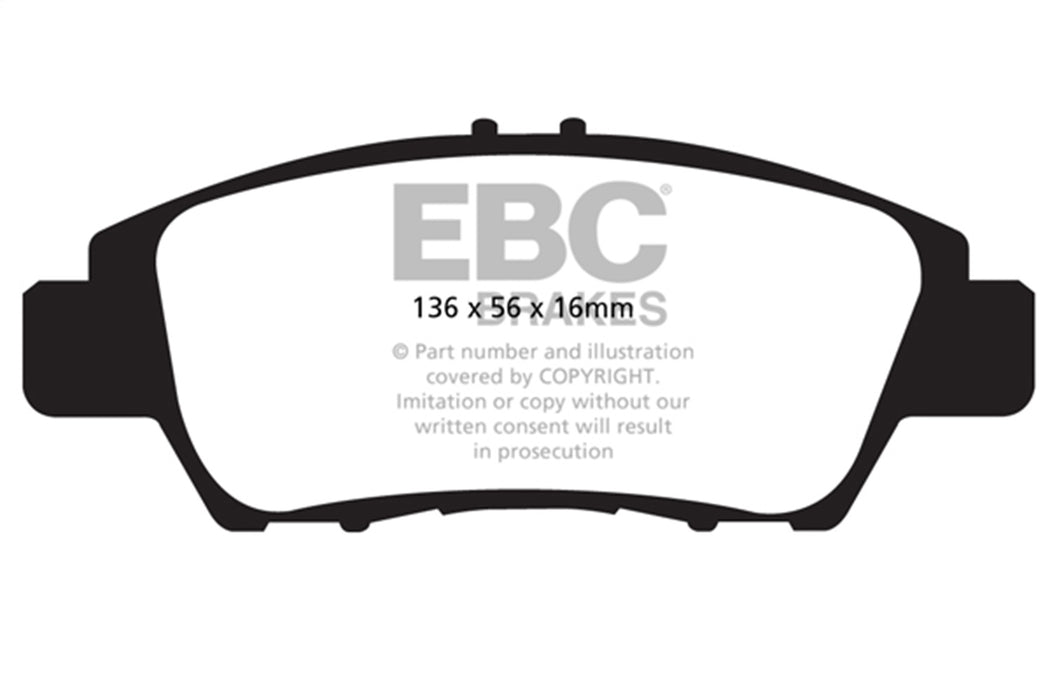EBC Brakes DP42041R Yellowstuff Street And Track Brake Pads - Truck Part Superstore