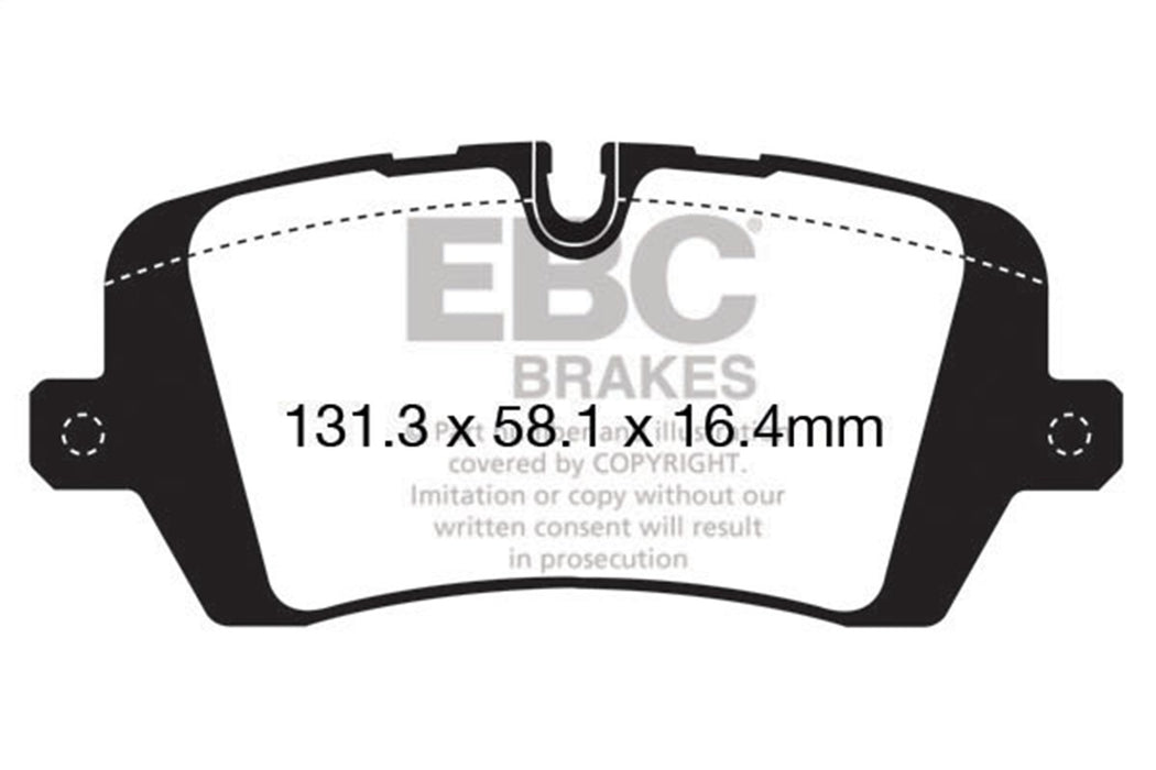 EBC Brakes DP52161NDX Bluestuff NDX Full Race Brake Pads - Truck Part Superstore