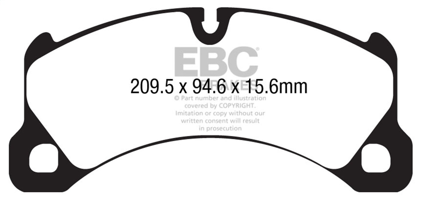 EBC Brakes DP52162NDX Bluestuff NDX Full Race Brake Pads - Truck Part Superstore
