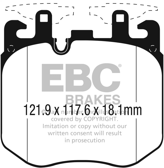 EBC Brakes DP52304NDX Bluestuff NDX Full Race Brake Pads - Truck Part Superstore