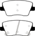 EBC Brakes DP52344NDX Bluestuff NDX Full Race Brake Pads - Truck Part Superstore
