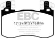 EBC Brakes DP52356NDX Bluestuff NDX Full Race Brake Pads - Truck Part Superstore