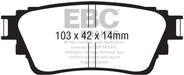 EBC Brakes DP62376 6000 Series Greenstuff Truck/SUV Brakes Disc Pads - Truck Part Superstore
