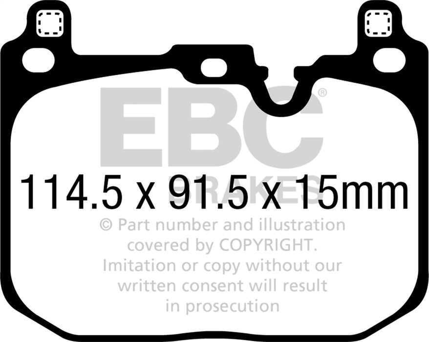EBC Brakes DP62393 6000 Series Greenstuff Truck/SUV Brakes Disc Pads; Front; - Truck Part Superstore