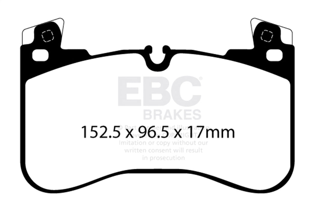 EBC Brakes DP42401R Yellowstuff Street And Track Brake Pads - Truck Part Superstore