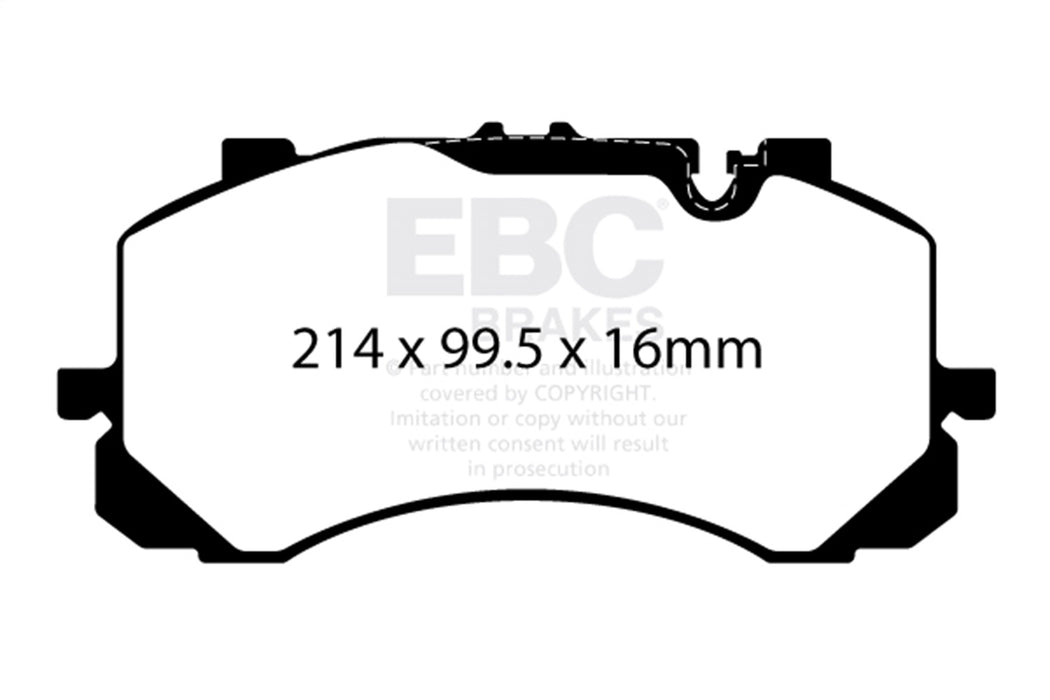EBC Brakes DP42403R Yellowstuff Street And Track Brake Pads - Truck Part Superstore