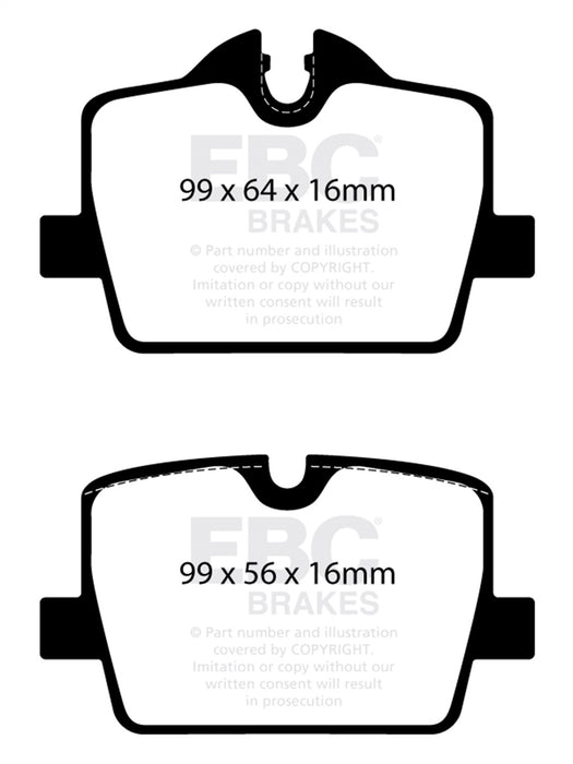 EBC Brakes DP52405NDX Bluestuff NDX Full Race Brake Pads - Truck Part Superstore