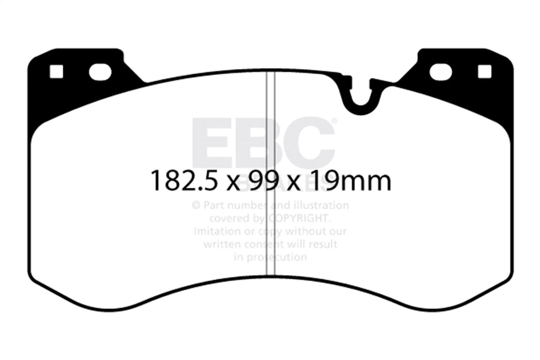 EBC Brakes DP42454R Yellowstuff Street And Track Brake Pads; - Truck Part Superstore