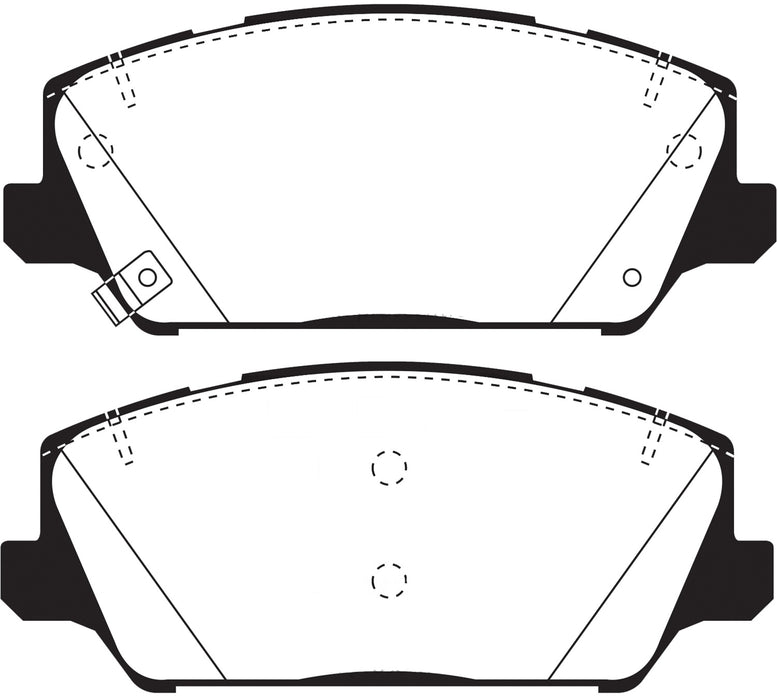 EBC Brakes DP43082R Yellowstuff Street And Track Brake Pads - Truck Part Superstore