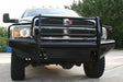 Fab Fours DR03-S1060-1 Black Steel Front Ranch Bumper - Truck Part Superstore