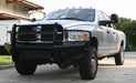 Fab Fours DR03-S1060-1 Black Steel Front Ranch Bumper - Truck Part Superstore