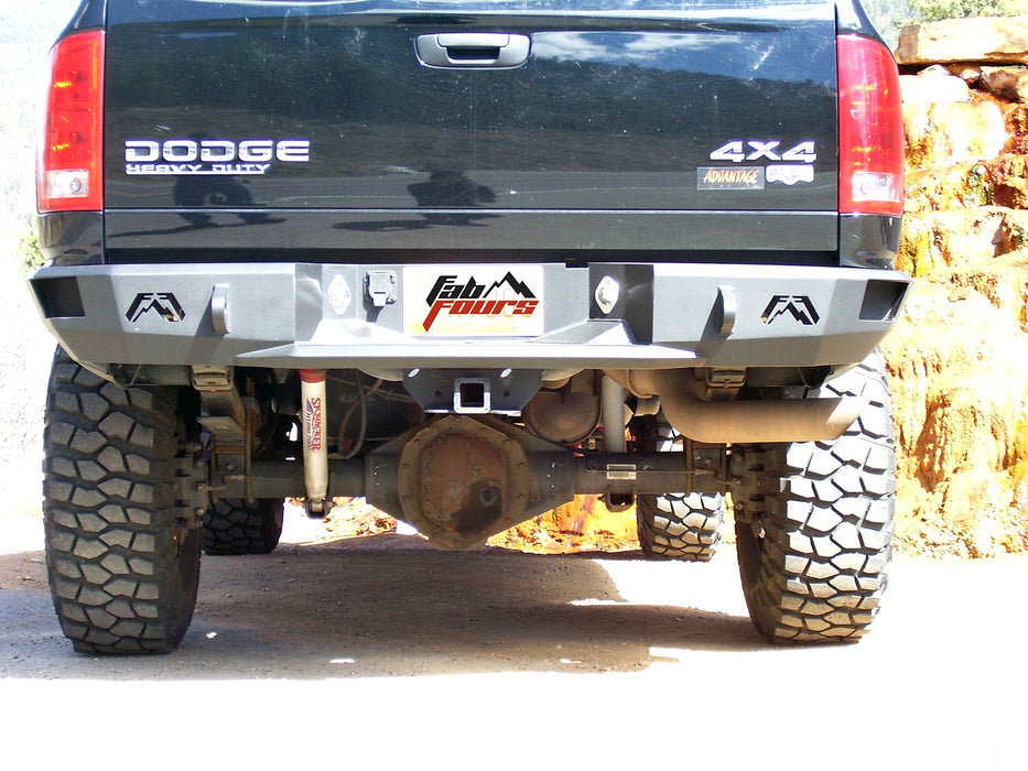 Fab Fours DR03-W1050-1 Heavy Duty Rear Bumper - Truck Part Superstore