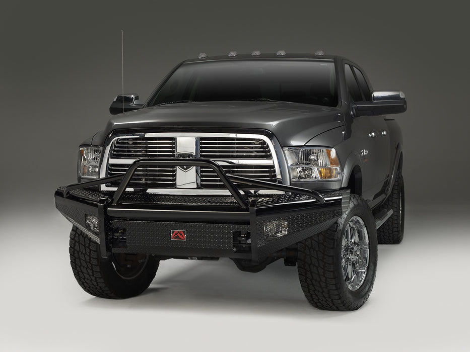 Fab Fours DR06-S1162-1 Black Steel Front Ranch Bumper - Truck Part Superstore