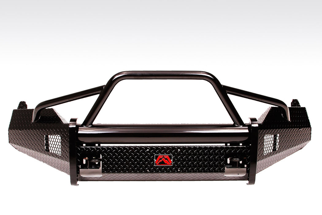 Fab Fours DR09-K2462-1 Black Steel Front Ranch Bumper - Truck Part Superstore