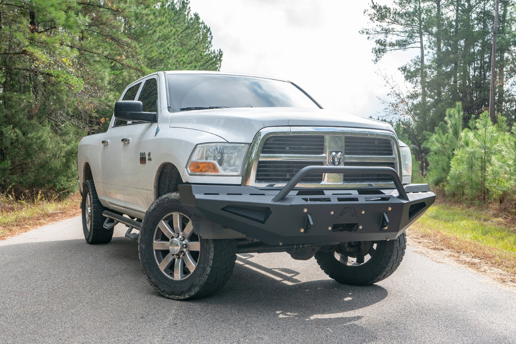 Fab Fours DR10-RS2962-1 Red Steel Front Bumper; w/Pre-Runner Guard; - Truck Part Superstore