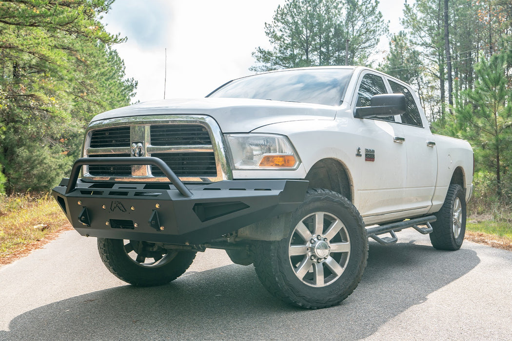 Fab Fours DR10-RS2962-1 Red Steel Front Bumper; w/Pre-Runner Guard; - Truck Part Superstore