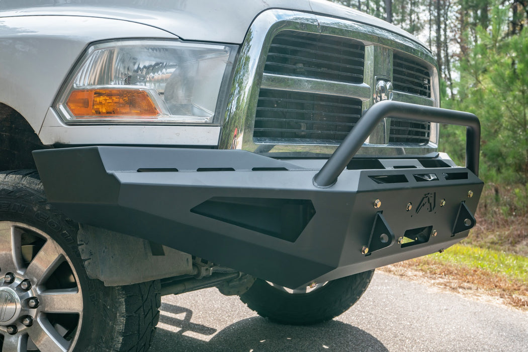 Fab Fours DR10-RS2962-1 Red Steel Front Bumper; w/Pre-Runner Guard; - Truck Part Superstore