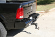 Fab Fours DR10-T2950-1 Black Steel Ranch Rear Bumper; 2 Stage Black Powder Coated; - Truck Part Superstore
