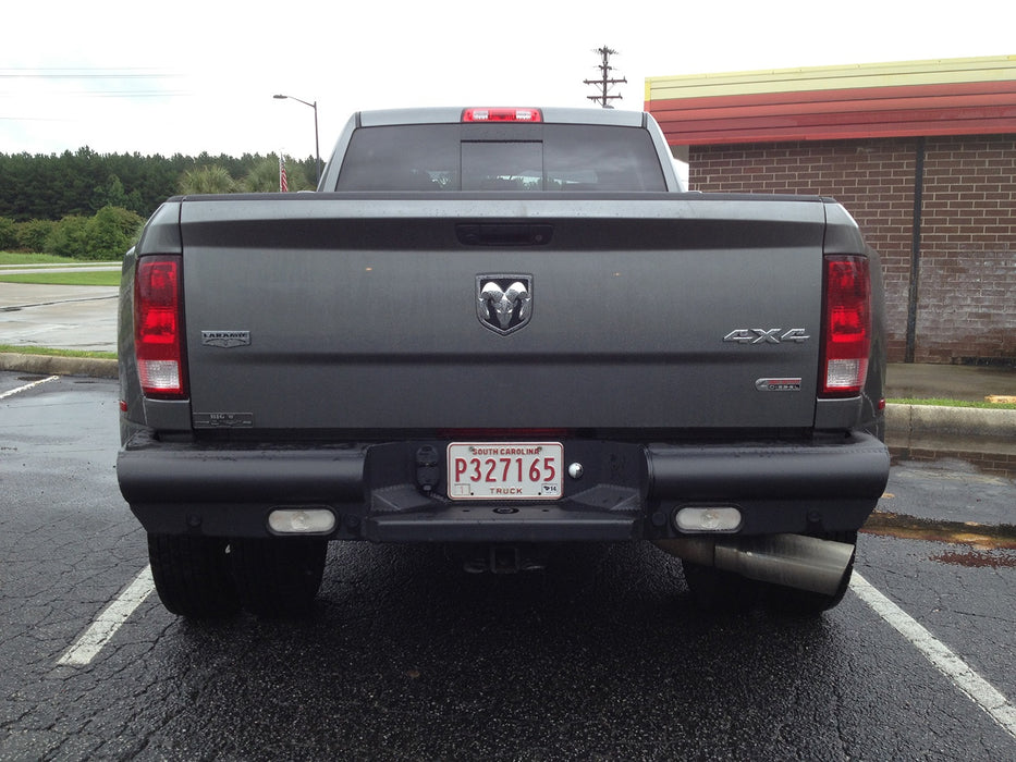 Fab Fours DR10-U2950-1 Elite Rear Bumper; 2 Stage Black Powder Coated; - Truck Part Superstore