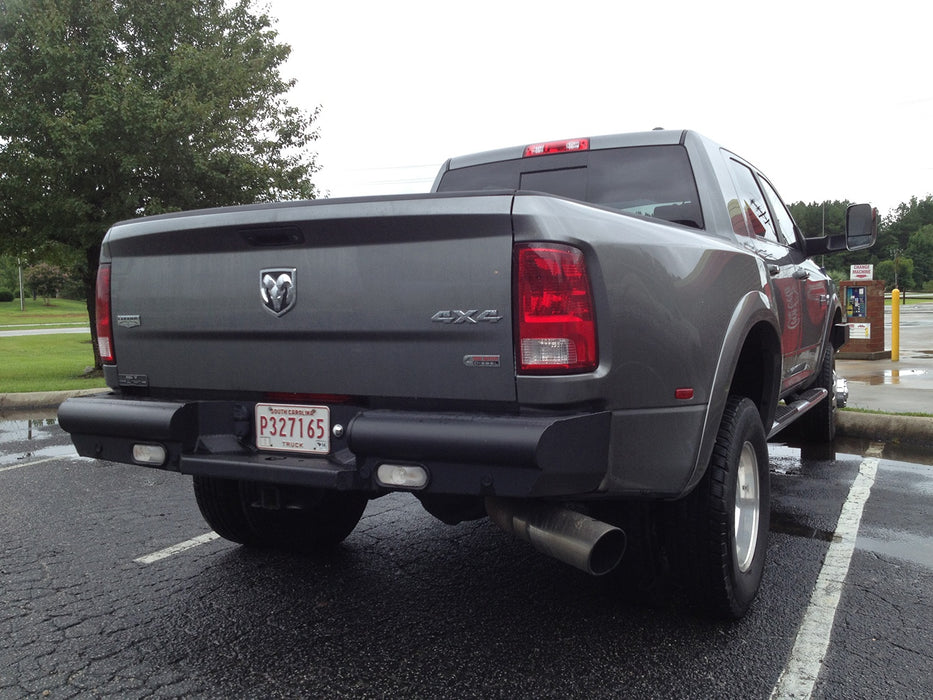 Fab Fours DR10-U2950-1 Elite Rear Bumper; 2 Stage Black Powder Coated; - Truck Part Superstore