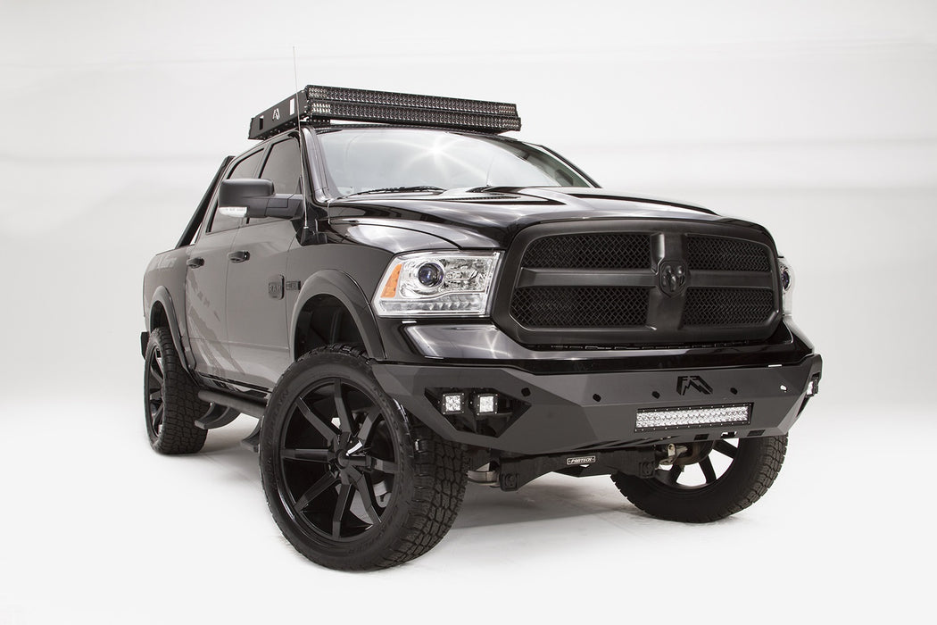Fab Fours DR13-D2951-1 Vengeance Front Bumper; 2 Stage Black Powder Coated; No Guard; - Truck Part Superstore