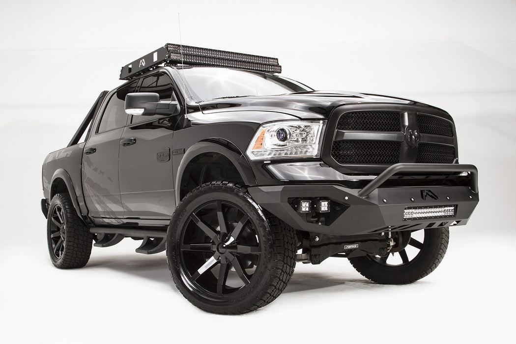 Fab Fours DR13-D2952-1 Vengeance Front Bumper; 2 Stage Black Powder Coated; Pre-Runner Guard; - Truck Part Superstore