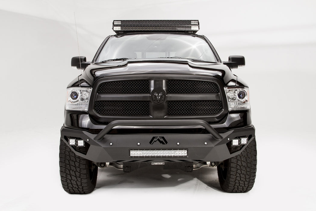 Fab Fours DR13-D2952-1 Vengeance Front Bumper; 2 Stage Black Powder Coated; Pre-Runner Guard; - Truck Part Superstore