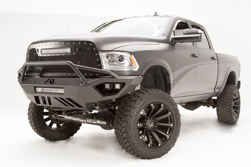 Fab Fours DR10-V2952-B Vengeance Front Bumper; Uncoated/Paintable; Pre-Runner Guard; [AWSL]; - Truck Part Superstore